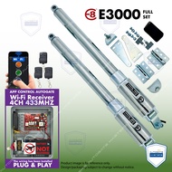 WIFI E8 E3000 620MM ( 4CH 433MHZ WA3 ) ( SET )  Swing folding arm autogate system