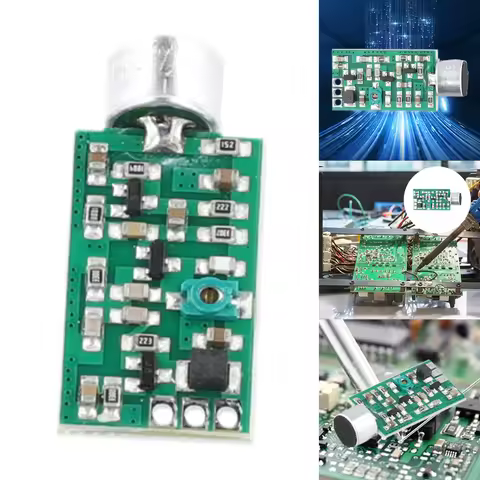 FM Transmitter Pickup Module V4.0 0.7V-9V Wireless Audio Transmitter 68-108MHZ Mini Wireless Microph