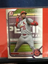 MLB 2022 Topps Bowman Baseball Card - ST. Louis Cardinals 聖路易紅雀隊 三壘手Jordan Walker 棒球卡 球員卡