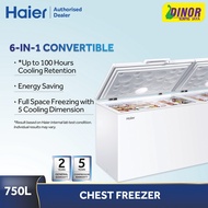 Haier 6-in 1 Convertible Chest Freezer, 750L  BD-788HP