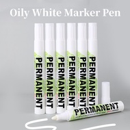 White Marker Pen Office Supplies Students Stationery Marker Pen Paintbrush Writing Tool Pen Waterproof Paint Graffiti Permanent Pen Paint Oil Car Tire Marker Pen