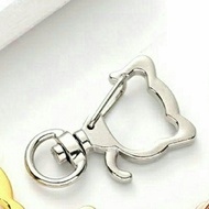 GANTUNGAN ] Cat Tail Keychain Cat Key Chain Hook Hook DIY Resin Claps