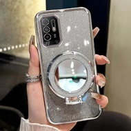 Casing Vivo Y17 Y15 Y12 Y19 V20 Pro V15 V21 5G V23 5G V23E 5G 4G Cermin Cermin Serbuk Memuatkan Tanp