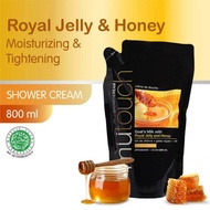 MUTOUCH GOATS MILK SHOWER CREAM REFFIL 800ml/MUTOUCH SABUN MANDI CAIR REFILL 800ml