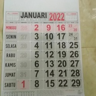 Kalender / Tanggalan Jumbo polos 2022 murah meriah