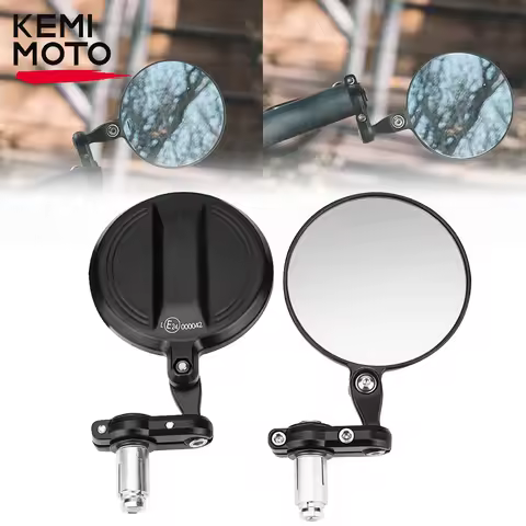 Motorcycle Handlebar Mirrors E-MARK Motorcycle Side Mirrors 22mm 7/8" For BMW R1200GS F800GS G310R R