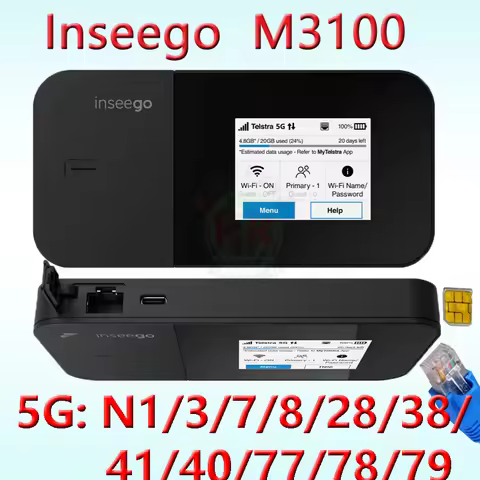 unlocked open adb lan rj45 Inseego MiFi X PRO 5G M3100 4g router Portable wifi 6 n78 n28 x62 Pocket 