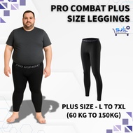 PRO COMBAT Plus size Seluar Legging Compression Pants Swimming Runing Hiking Sport Biking Gym Workou