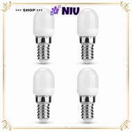 NIU 4 Pack LED Bulb, E14 T8 LED Light Bulb, Small 2W 220-240V 140LM Light Bulb Oven