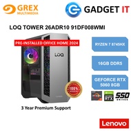 LENOVO LOQ TOWER 26ADR10 91DF008WMI GAMING PC (RYZEN 7 8745HX,16GB,512GB SSD,RTX5060 8GB,WIN11) USB 