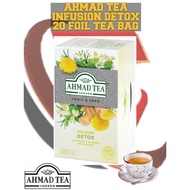 AHMAD TEA {INFUSION DETOX} 20 PIECES OF FOIL TEA | HALAL HALAL