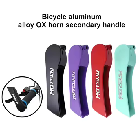 1 Pair Angle Adjustable Bike Side Handlebars Aluminum Alloy Bicycle Auxiliary Handlebar For 22.2MM C
