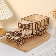 new Build Your Own Truck 3D Wooden Puzzle Model Kit - A Fun and Educational DIY Gift high-quality