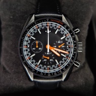 Seiko Mods VK63 Quartz Movement - Speedmaster Black Moonwatch