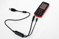 NOKIA 手機數據線 充電線 E66 E71 E72 X6 兩用USB MICRO 扁口 +小口 E72 X6