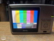 (營幕有瑕疵！無天線）二手早期三吋benq t1300小電視（當零件賣！當擺飾品賣）