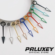 PALUXEY NH34 GMT Hands Green Luminous Red Blue Green Black Orange GMT Watches Pointers 12.5MM Fit NH