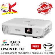 EPSON EB-E12, EB E12 3,600 LUMENS / EB-E01, EB E01, E01 PROJECTOR 3300 LUMENS 3 LCD XGA (1024x768) A