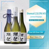 Dassai 23 39 45 SG Official Export Junmai Daiginjo Sake Japanese Sake 180ml 16% 獺祭