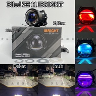 IBRIGHT ZE 11 Projector Biled Original 2.5inc Blue Lens Flat Cut