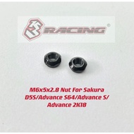 3Racing SAK-A529/C For Sakura D5S Advance 2K18 AdvanceS S64  M6x5x2.8 Nut