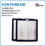 Hepa Filter H13 for ION PUREAIR PS80/PS100 Medical Grade Hepa Filter