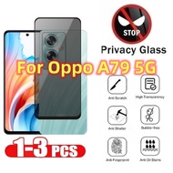 1-3Pcs Privacy Anti Spy Full Screen Protector Tempered Glass For Oppo A79 A 79 OppoA79 5G 2023 Phone