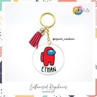 [SG LOCAL] Among Us Inspired Customised Keychain / Bag Tag / Accessories / Handmade / Personalised K