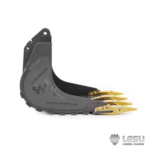 Part Metal Original Bucket B0030-G for 1/14 LESU RC Hydraulic Excavator LR956 PC360 ET26L SK500 ET26