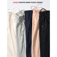UNI HEATTECH Fleece Lined Joggers Imported Jogger Pants Men Seluar Track Lelaki Sweatpants Baggy Uni