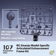 WXDX.TH RG Sinanju Reinforced Frame Kit, 10712 Movable Modified Parts, Assembly Kit MSN-06S Special 