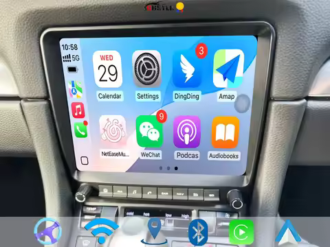 CHSTEK GPS Head Unit Carplay For Porsche Cayman 911 Turbo GT2 3 Boxster 718 997 918 981 Carrera Car 
