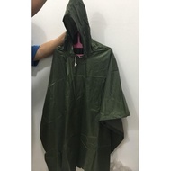 HIJAU Poncho Raincoat Green Overall Raincoat Poncho Raincoat