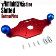 OCEANMAPDZ Wood Router Base, Long Lasting Rust Resistant Trimming|Slotted Chamfer Compact Guide Slot