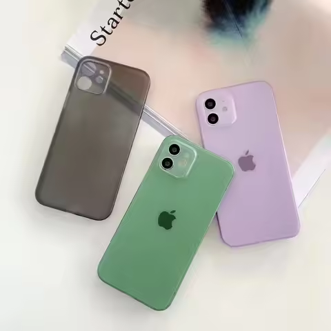 Thin Case For iphone 12 Pro Max Phone Shell 12 mini Translucent Matte iphone12 Pro Max Eye Protector