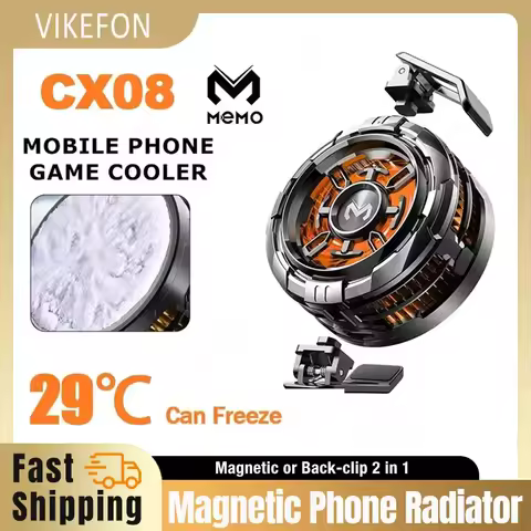 Magnetic Back Clip Universal 2 IN 1 MEMO CX08 CX07 Phone Cooler Semiconductor Cooling Fan Freeze Rad