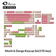 AKKO Mochi & Dango 170-Key PBT Dye-sub Full Keycap Set for Mechanical Keyboards