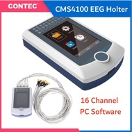 CONTEC CMS4100 Dynamic EEG Machine 16 Channel 24 Hours Brain Mapping System Holter PC Software