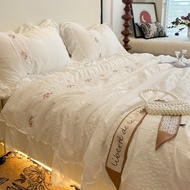 Romantic French Floral Bedding Set High Quality Cotton Bedding Set Ceiling Bedding Set Bedding Set