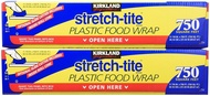 Kirkland Signature Stretch-Tite Plastic Wrap - 11 7/8 x 750 feet, 3 Pack (2 Boxes)