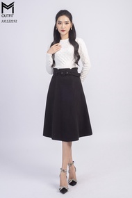 Juyp dáng xòe kèm đai