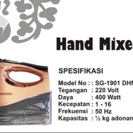 Mixer Digital Signora Hand Mixer Digital Mixer Signora