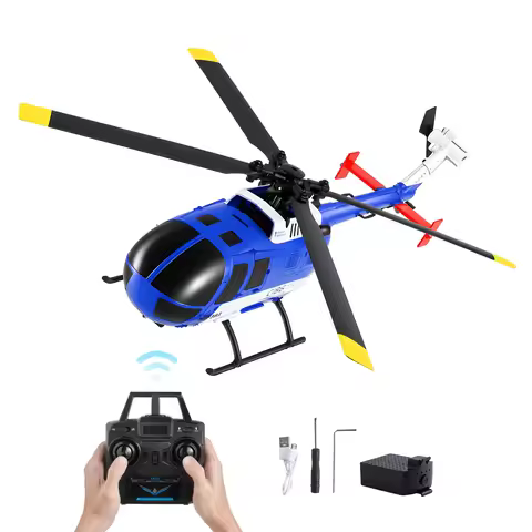 SucceBuy RC Helicopter 2.4GHz 4-Propeller Remote Control Helicopter with 6-Axis Gyro 4-Channel Plane