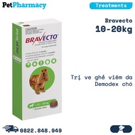 Bravecto 10-20kg - Supports Scabies And Demodex Skin For Dogs Petpharmacy