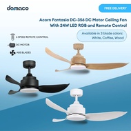 Acorn Fantasia DC-356 DC Motor Ceiling Fan With 24W LED RGB and Remote Control