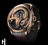 Lucky Harvey Dragon Automatic watch Gold color