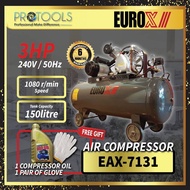 EUROX EAX-7131 Air Compressor 3hp 150litre 12bar