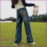 GONDANGSTORE Lisyagirl - Girls' Jeans/Children's Tangung Jeans/Girls' Jeans/Girls' Korean Style Jean