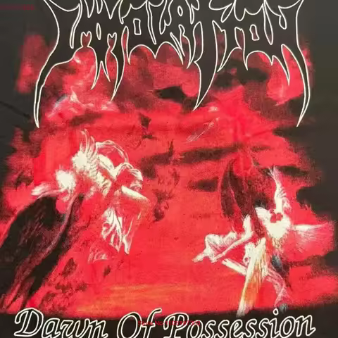Immolation T Shirt Size M Obituary Napalm Death Cannibal Corpse vintage Washed Comfortable Soft Casu