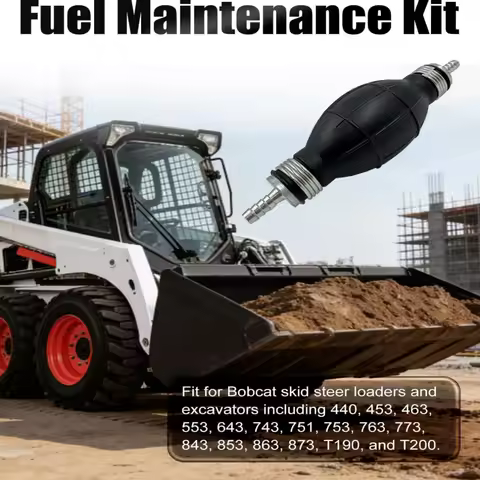 Fuel Primer Bulb 6657734 for Bobcat Skid Steer Loader 751 753 763 773 863 873 883 963 S130-S330 T110